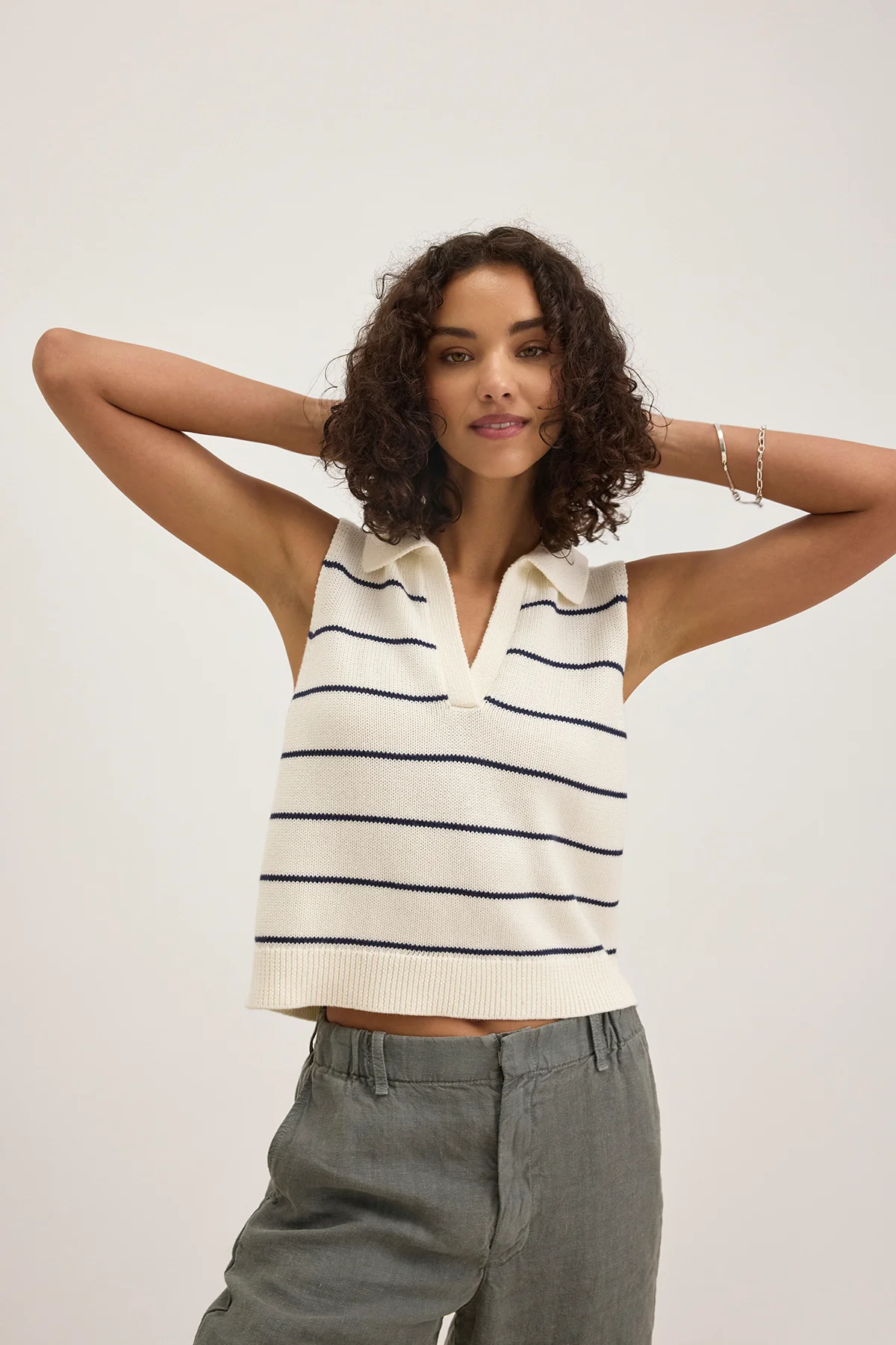 NAYLA COTTON CASHMERE SWEATER VEST - Image 6