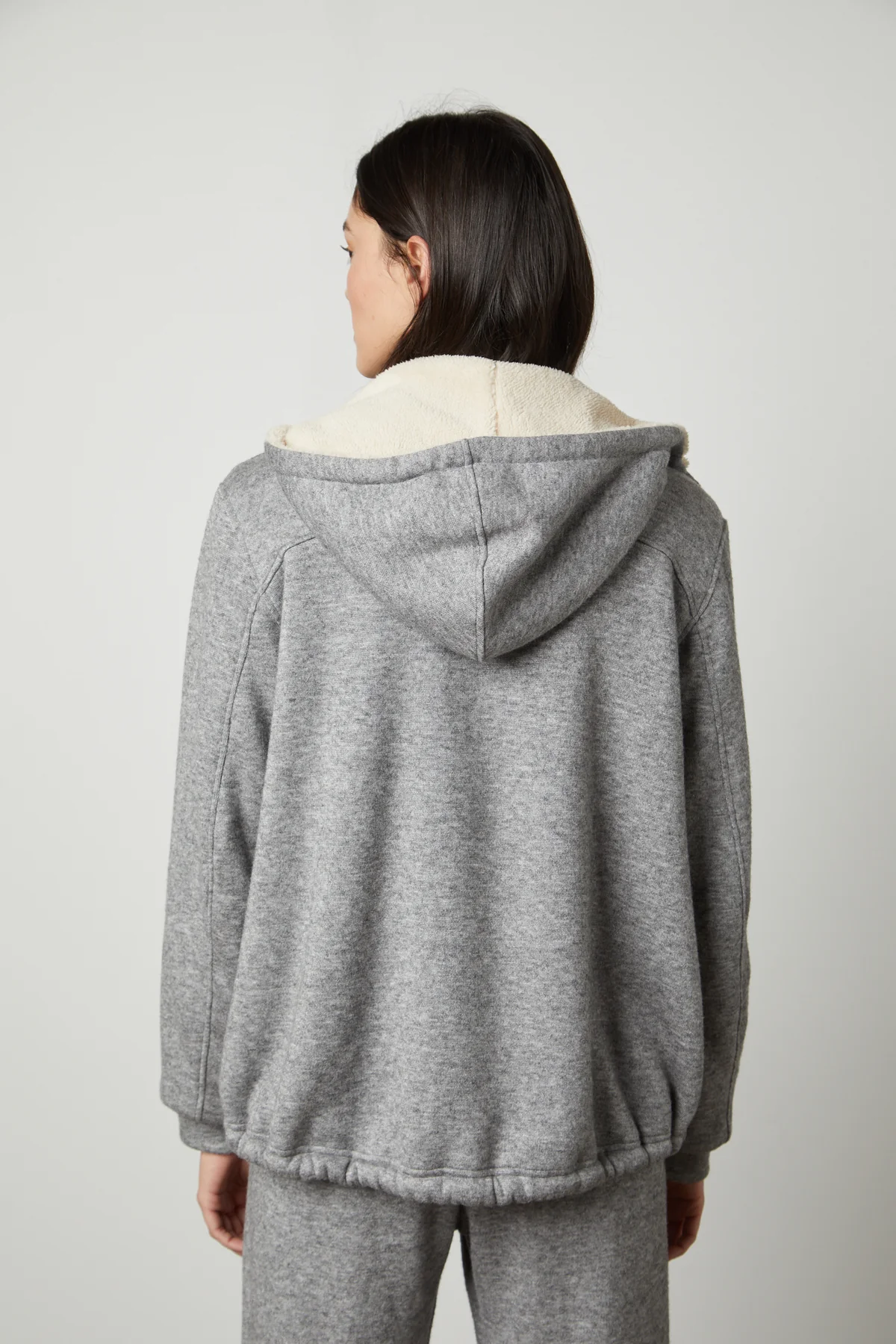 OCTAVIA DOUBLE KNIT ZIP UP HOODIE - Image 4