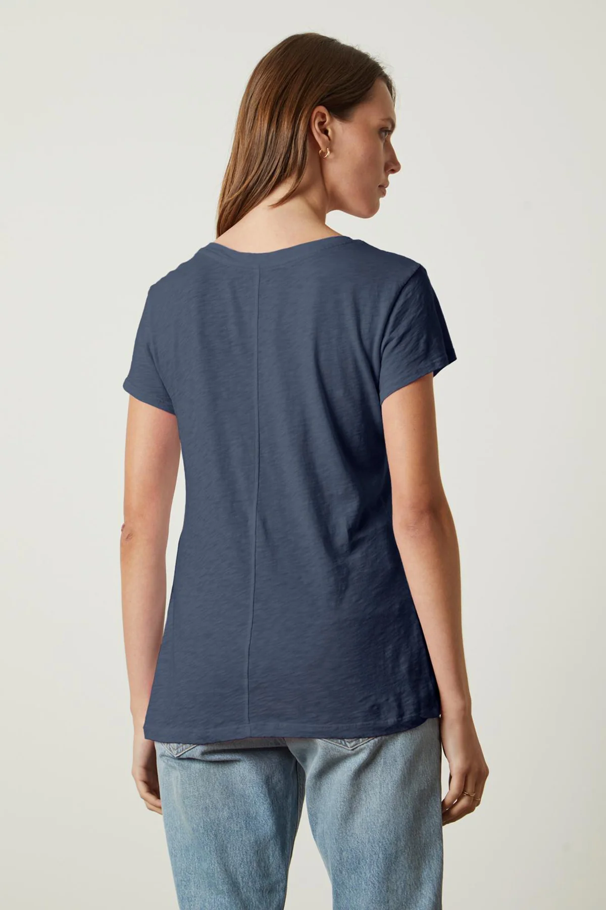ODELIA COTTON SLUB CREW NECK TEE - Image 11