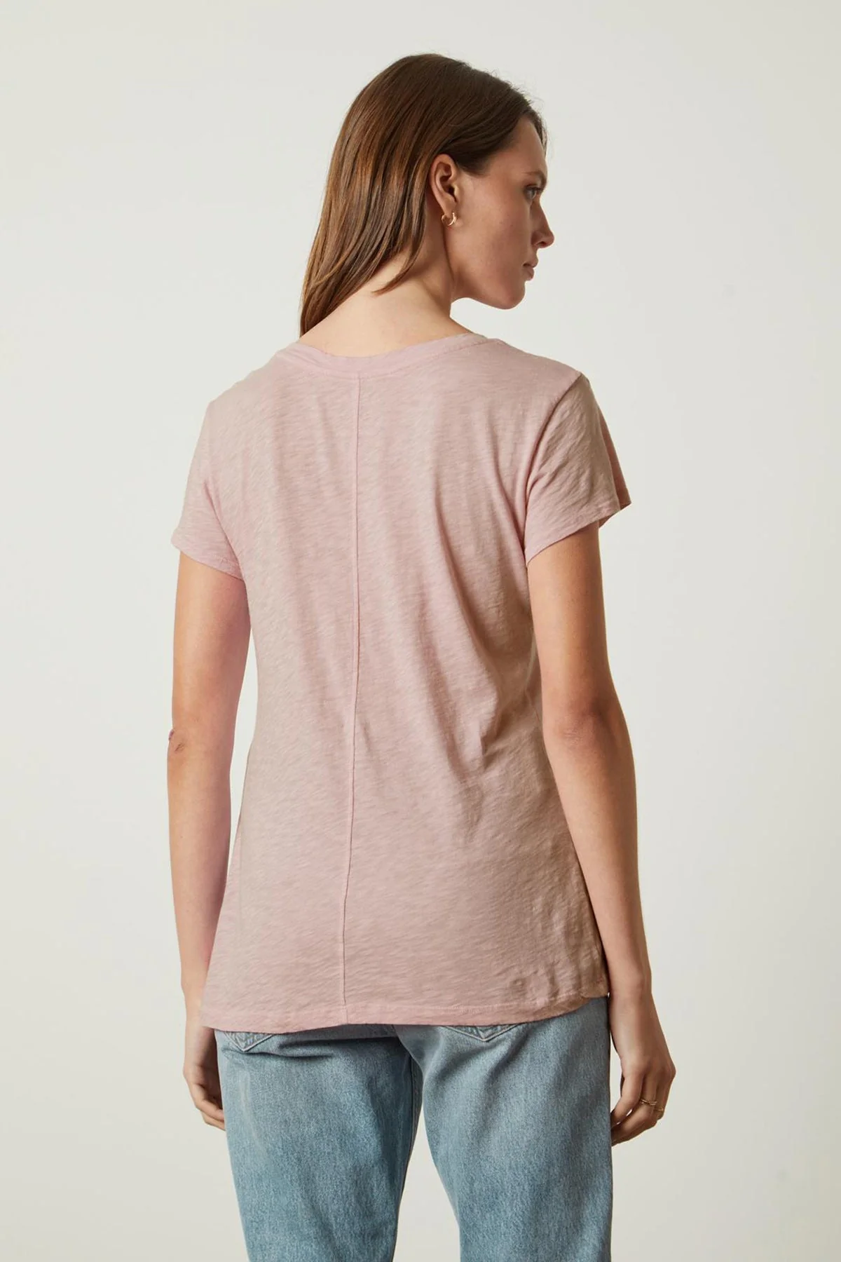 ODELIA COTTON SLUB CREW NECK TEE - Image 7