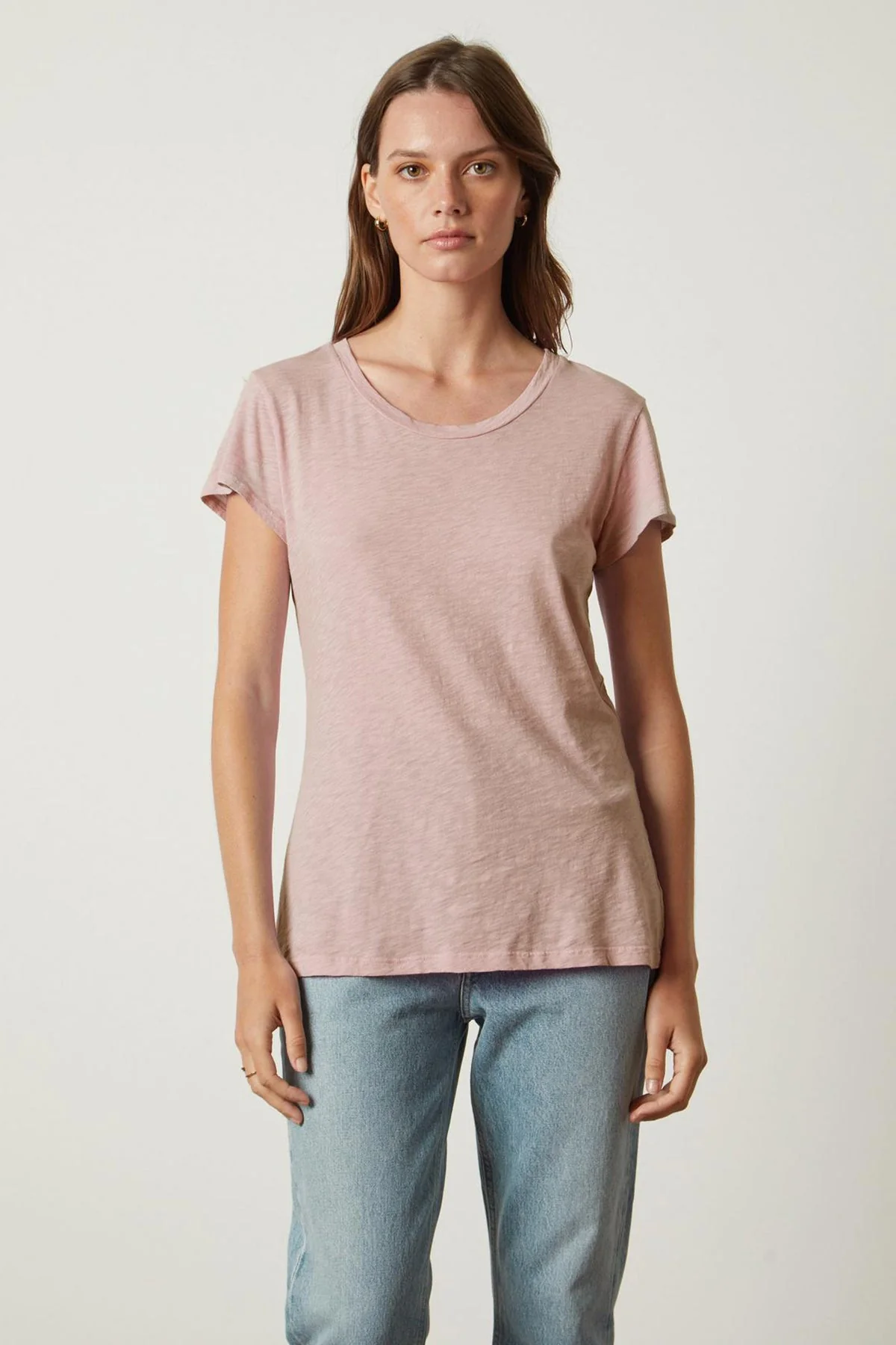 ODELIA COTTON SLUB CREW NECK TEE - Image 8