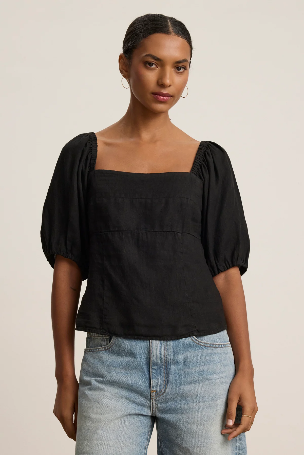 OLIVIA LINEN TOP - Image 3