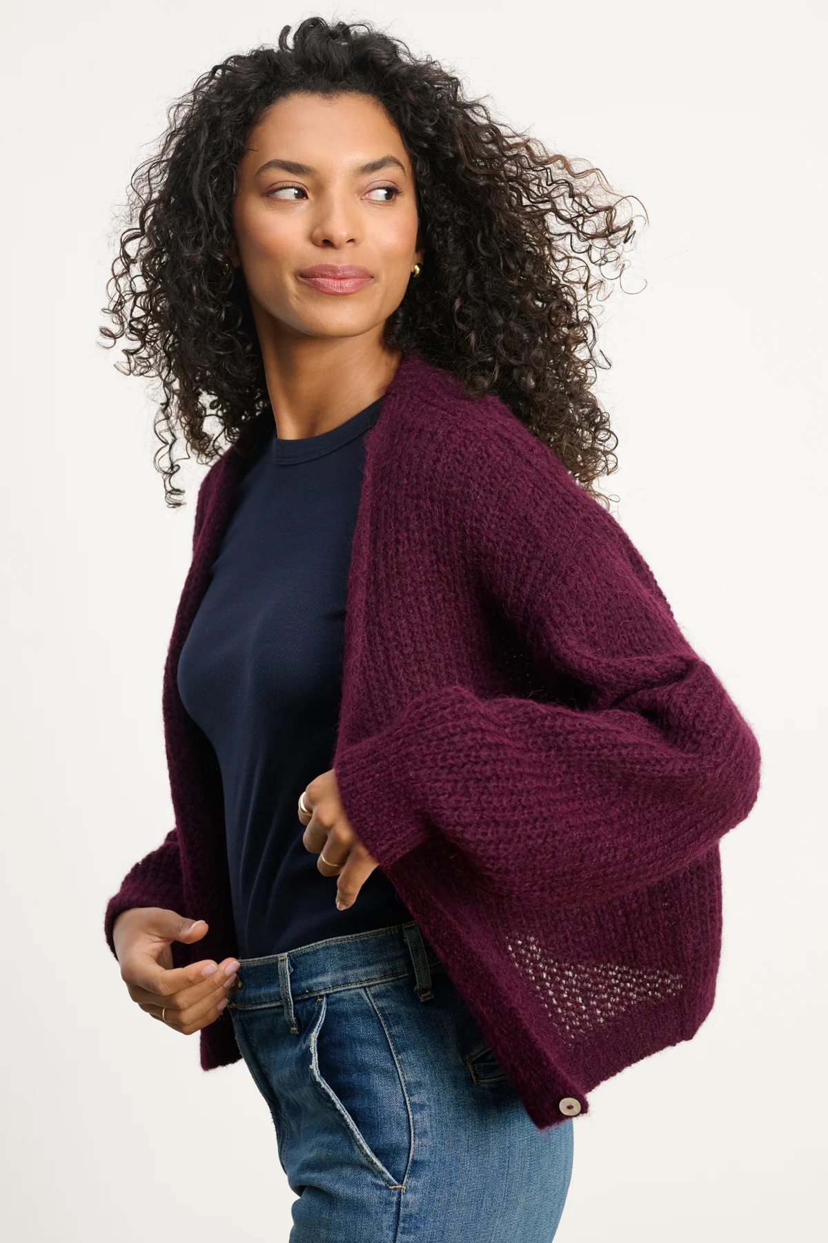 RANYA ALPACA CARDIGAN - Image 2