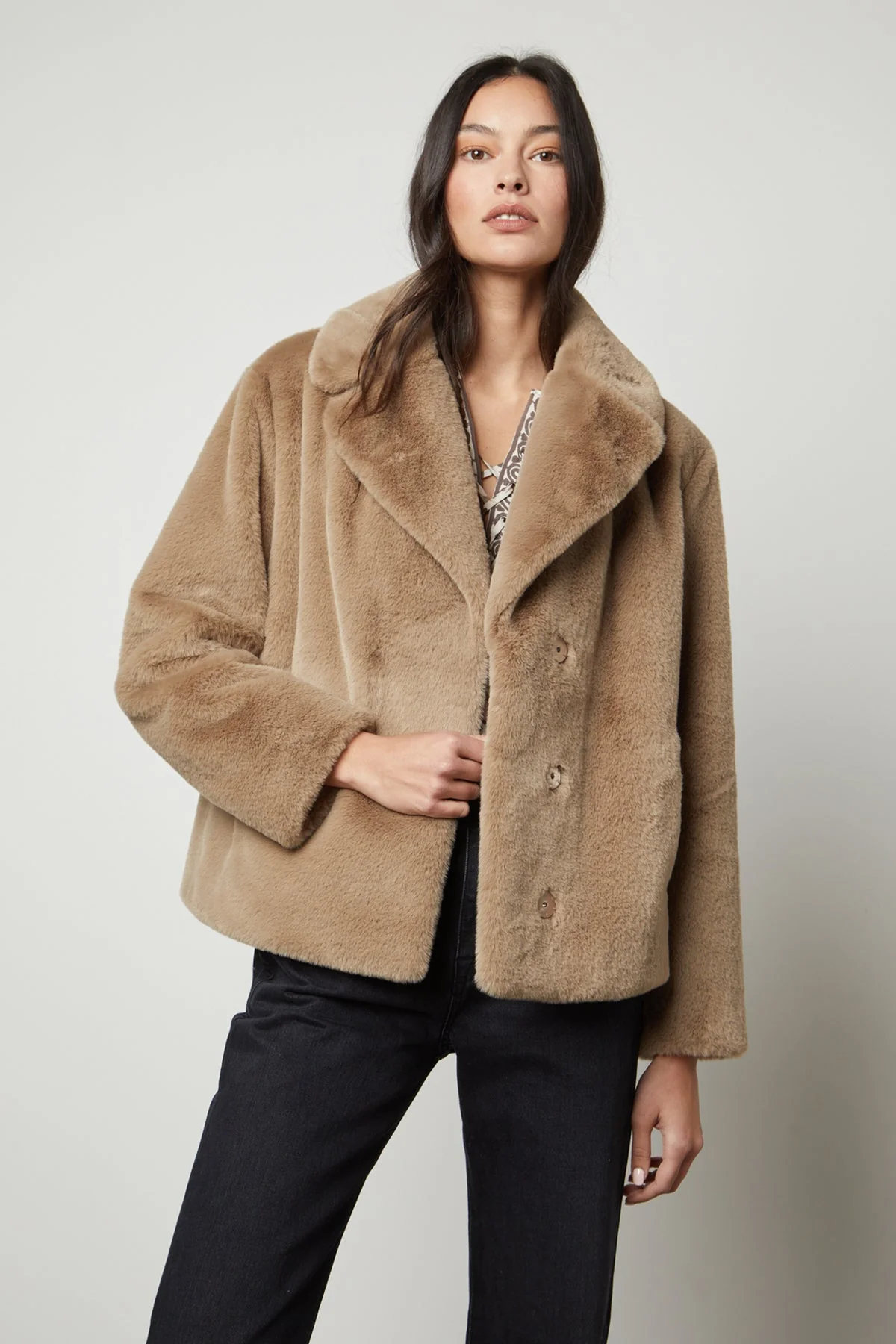 RAQUEL FAUX LUX FUR JACKET - Image 2