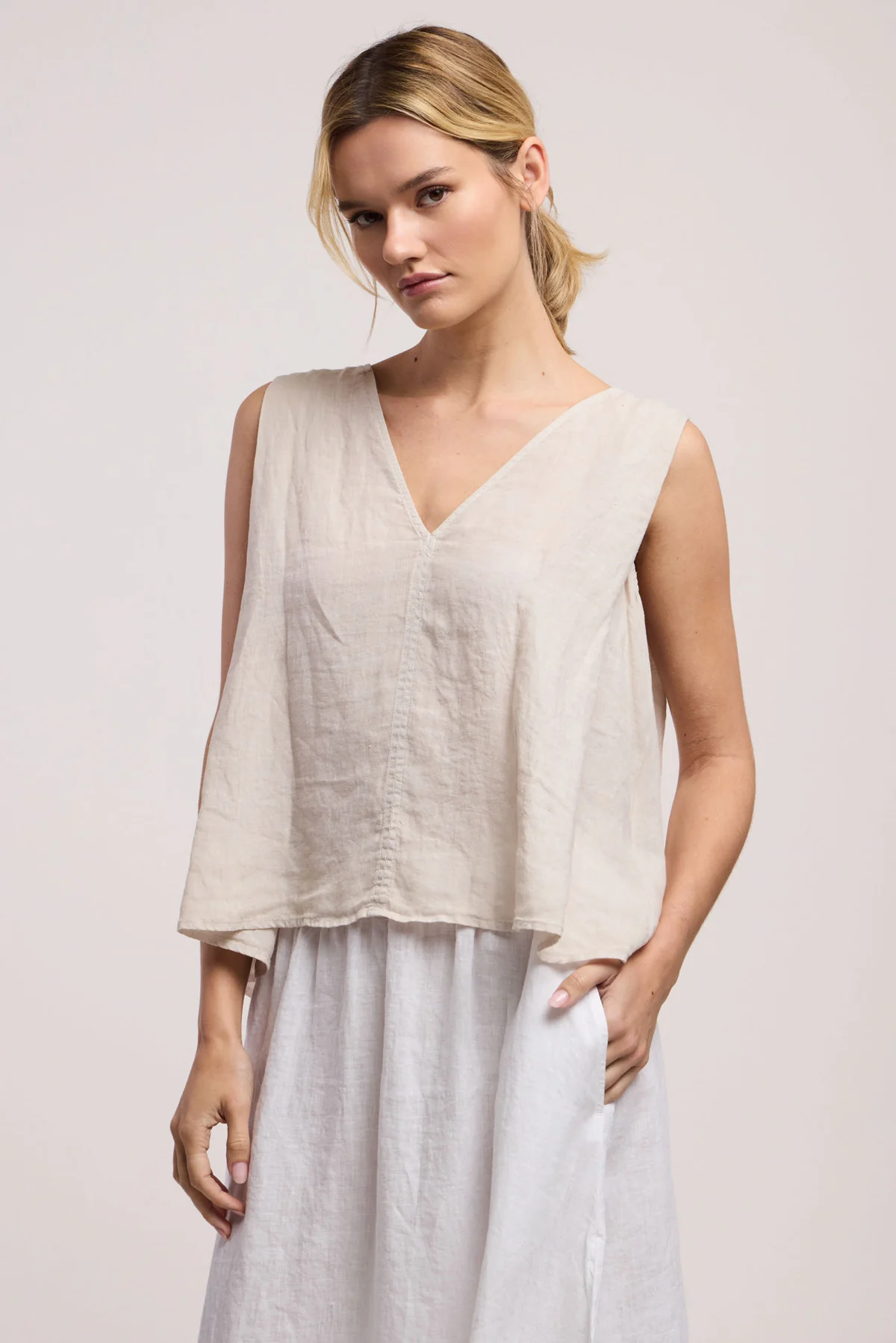 RENNA LINEN TOP - Image 3