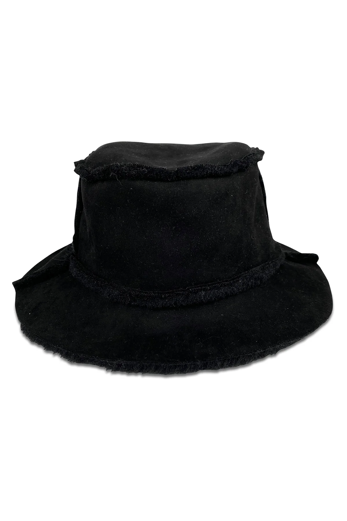 REVERSIBLE FAUX SHEARLING BUCKET HAT - Image 3