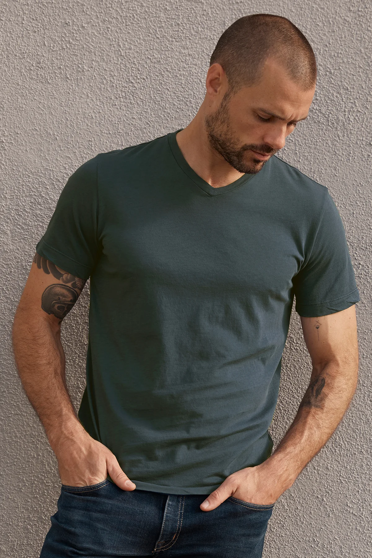 SAMSEN WHISPER CLASSIC V-NECK TEE - Image 13