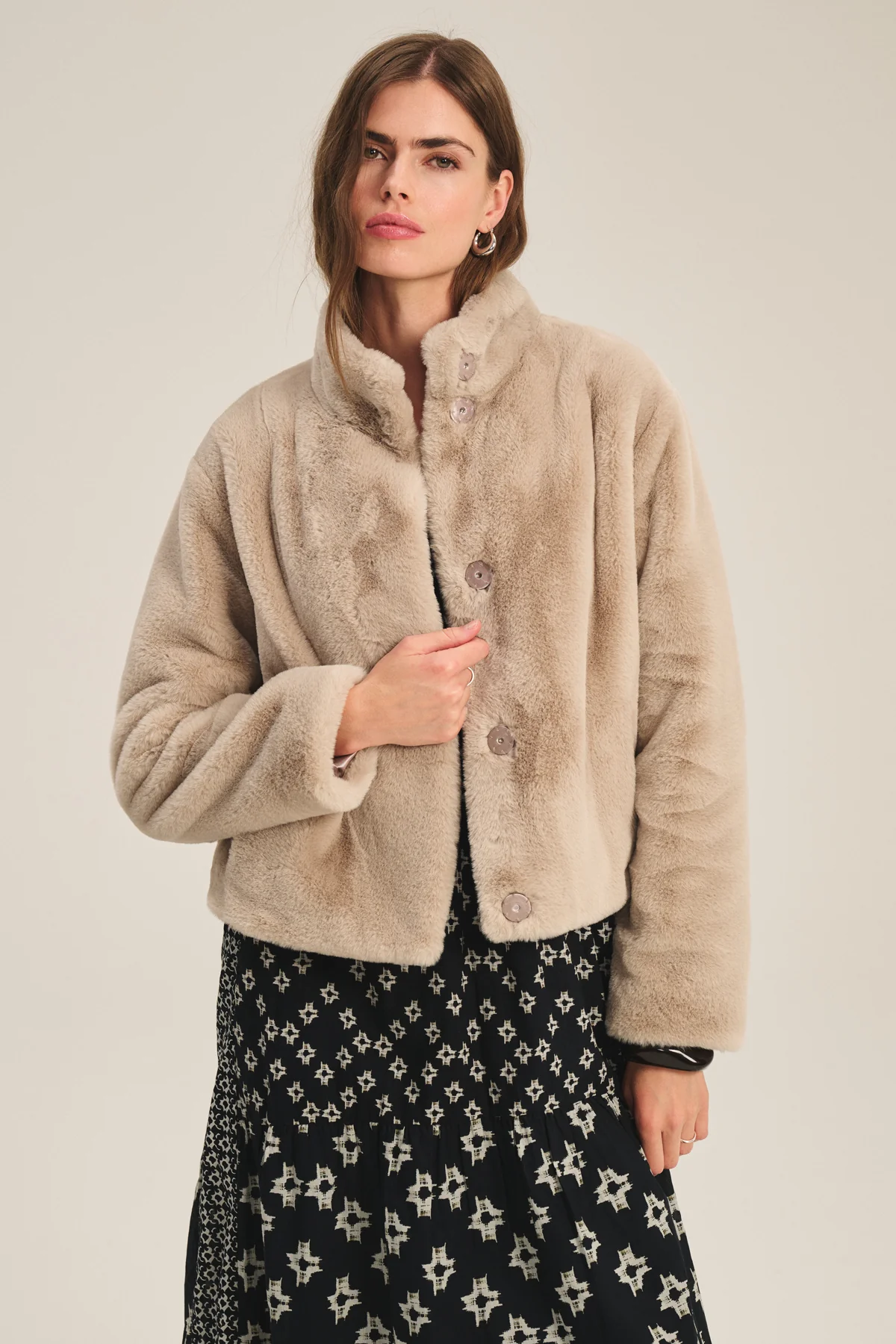 SHEENA LUXE FAUX FUR JACKET - Image 8