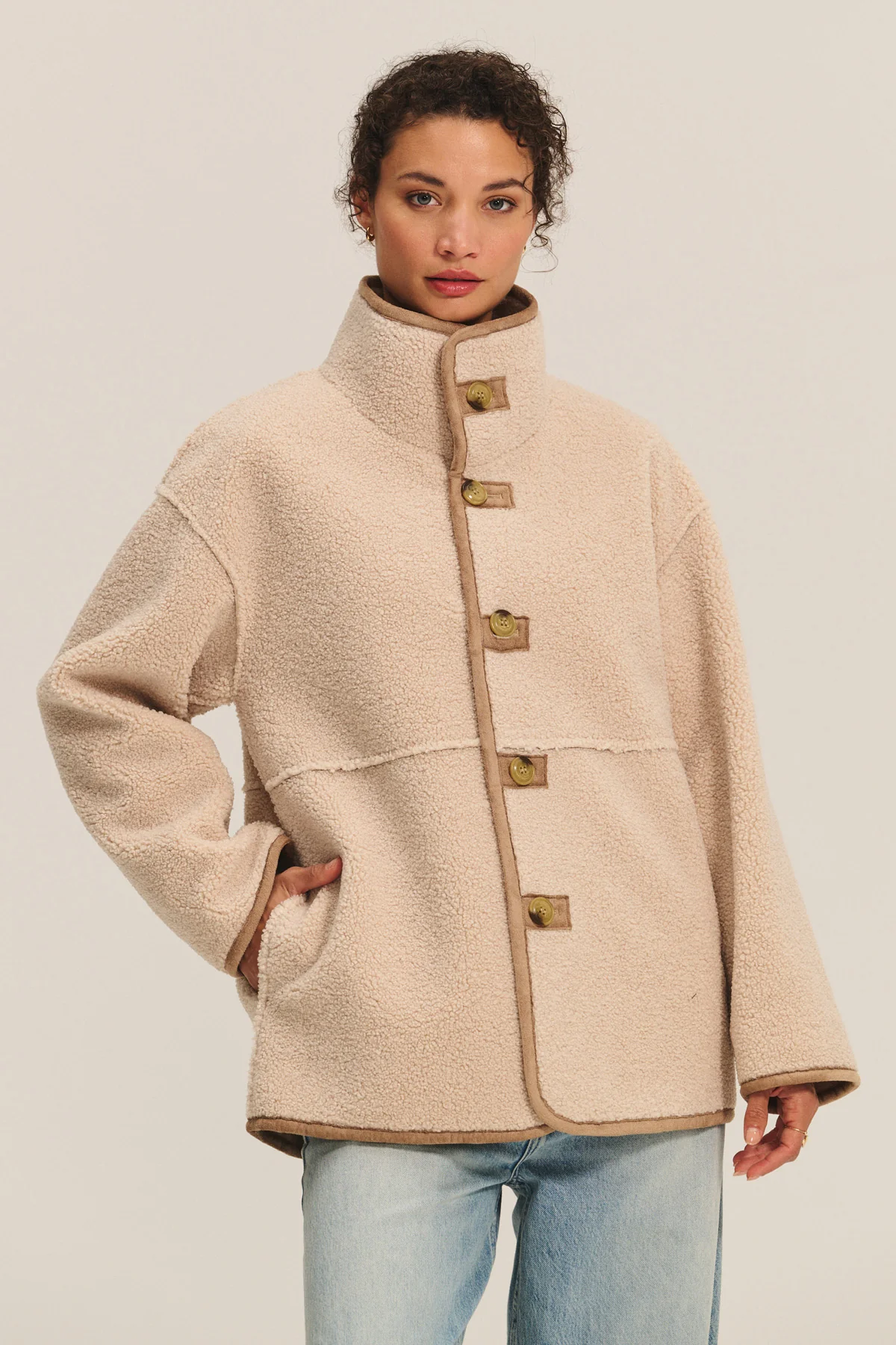 SHONA SHERPA REVERSIBLE JACKET - Image 8