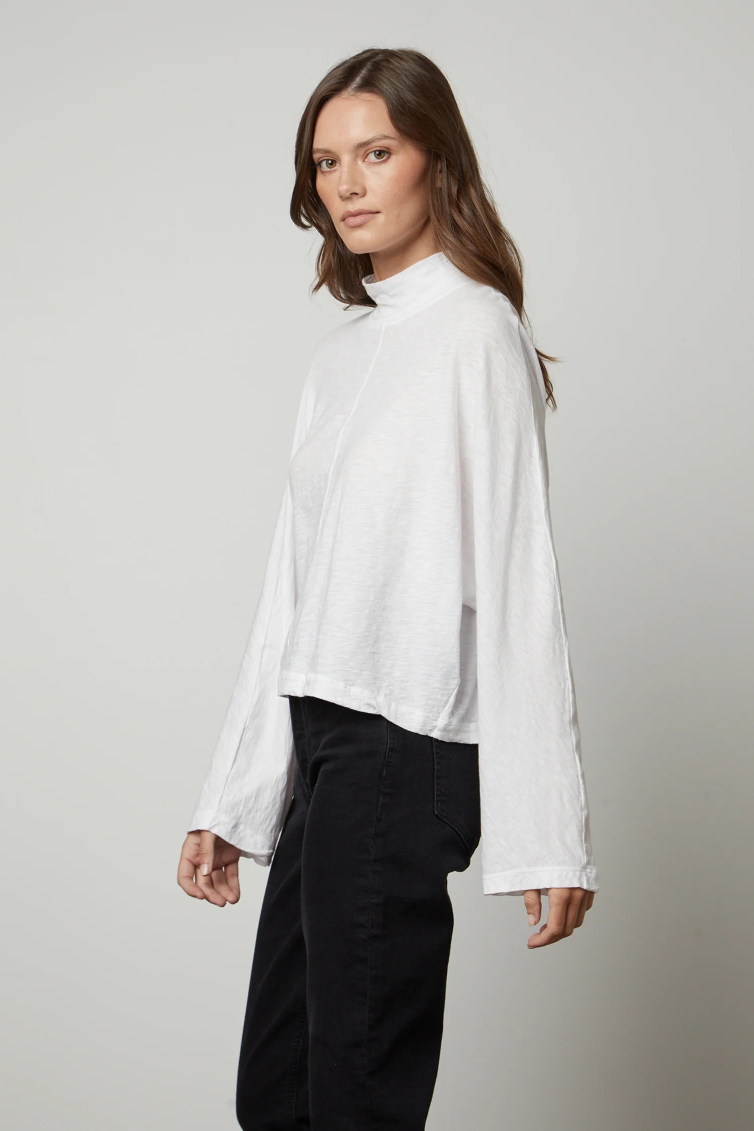 STACEY MOCK NECK TEE - Image 3