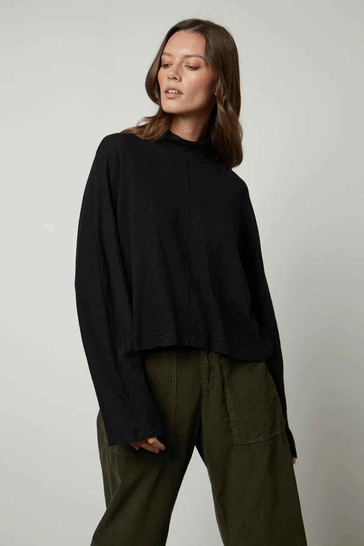 STACEY MOCK NECK TEE - Image 6