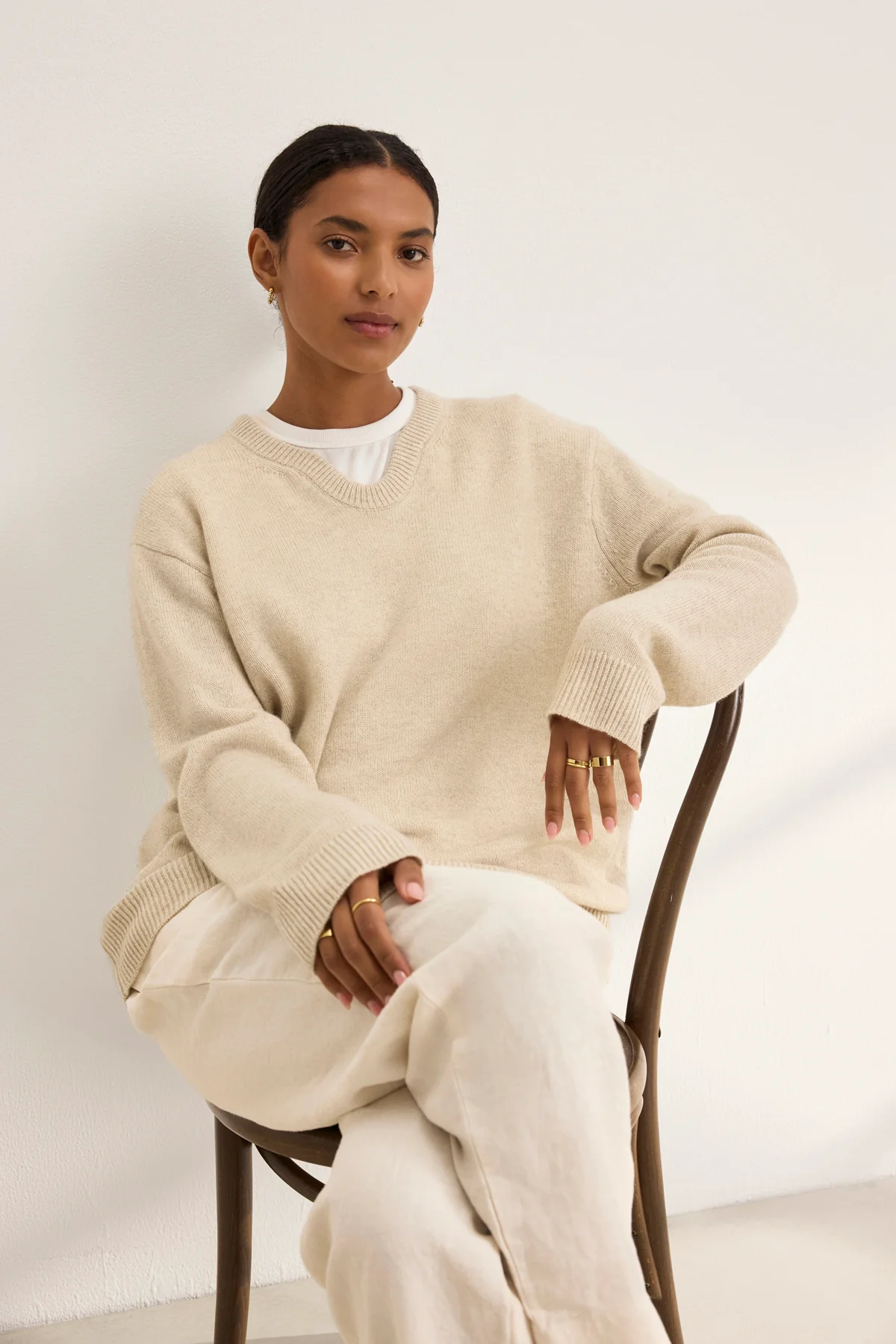 STEVIE WOOL CASHMERE SWEATER - Image 5