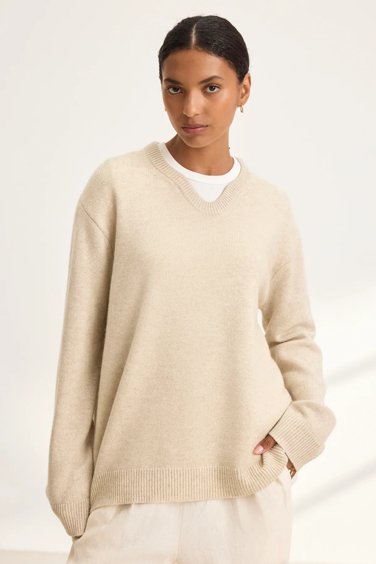 STEVIE WOOL CASHMERE SWEATER - Image 9