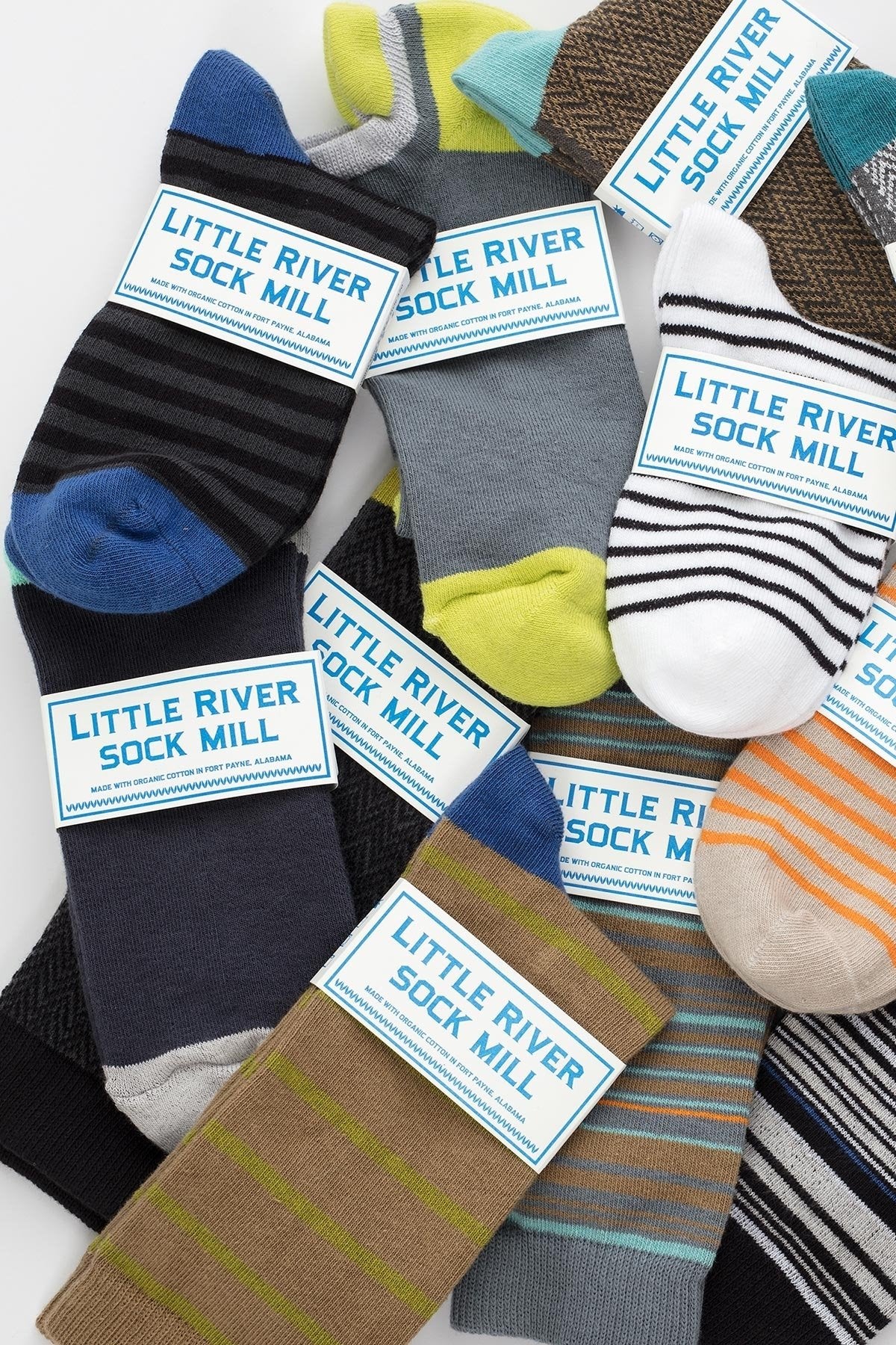 STRIPED BOOTIE SOCK BY LITTLE RIVER SOCK MILL - Image 20
