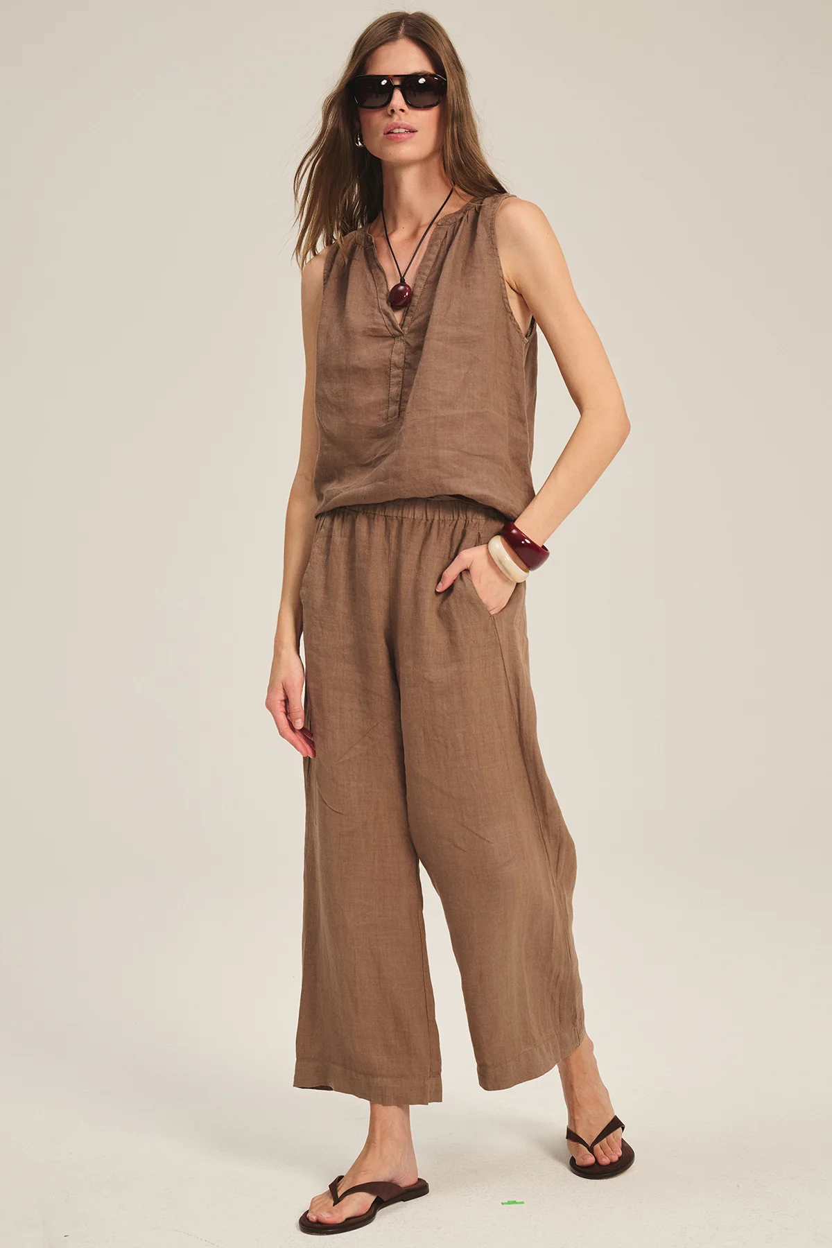 TACY LINEN TANK TOP - Image 6