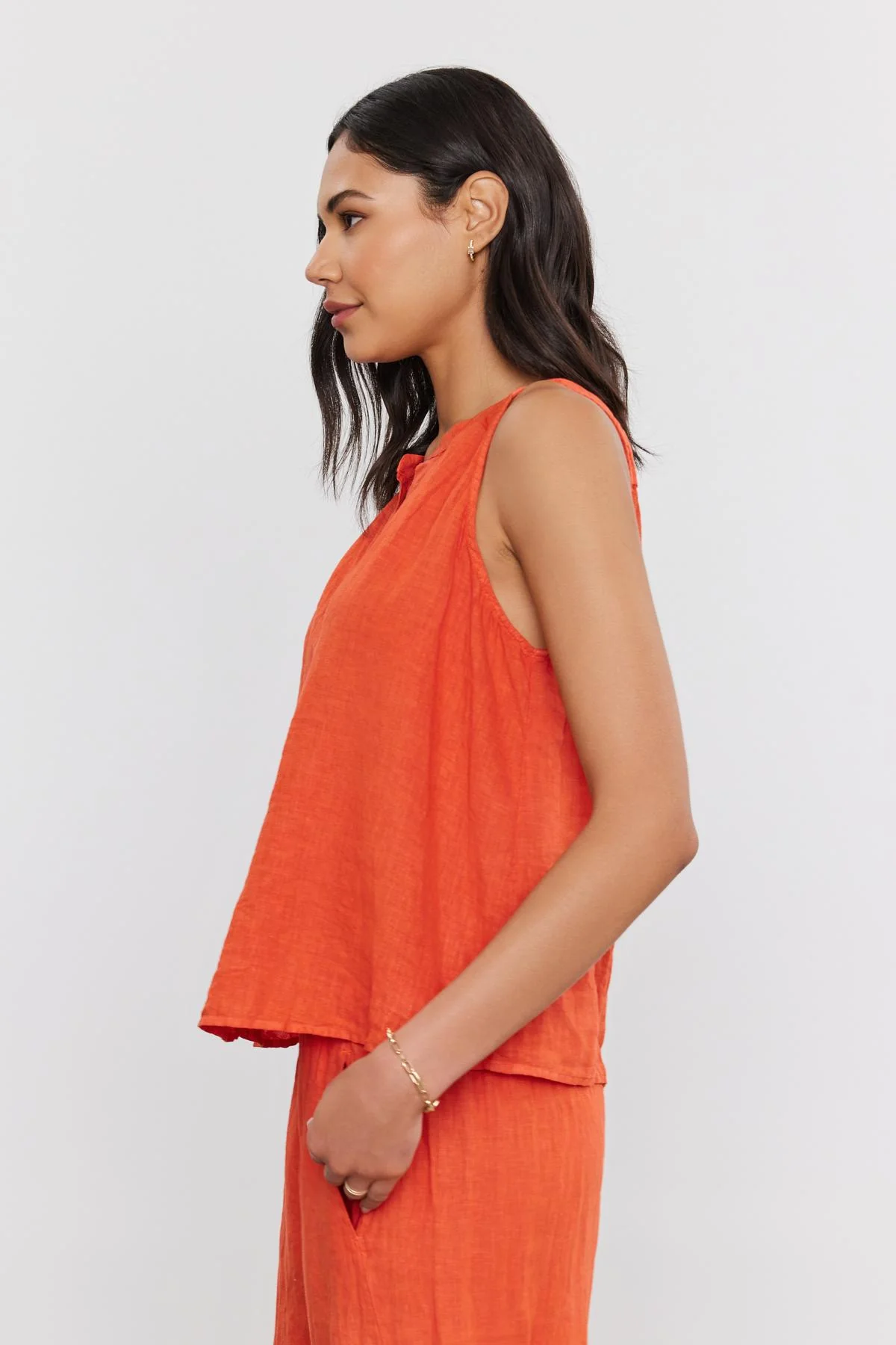 TACY LINEN TANK TOP - Image 4