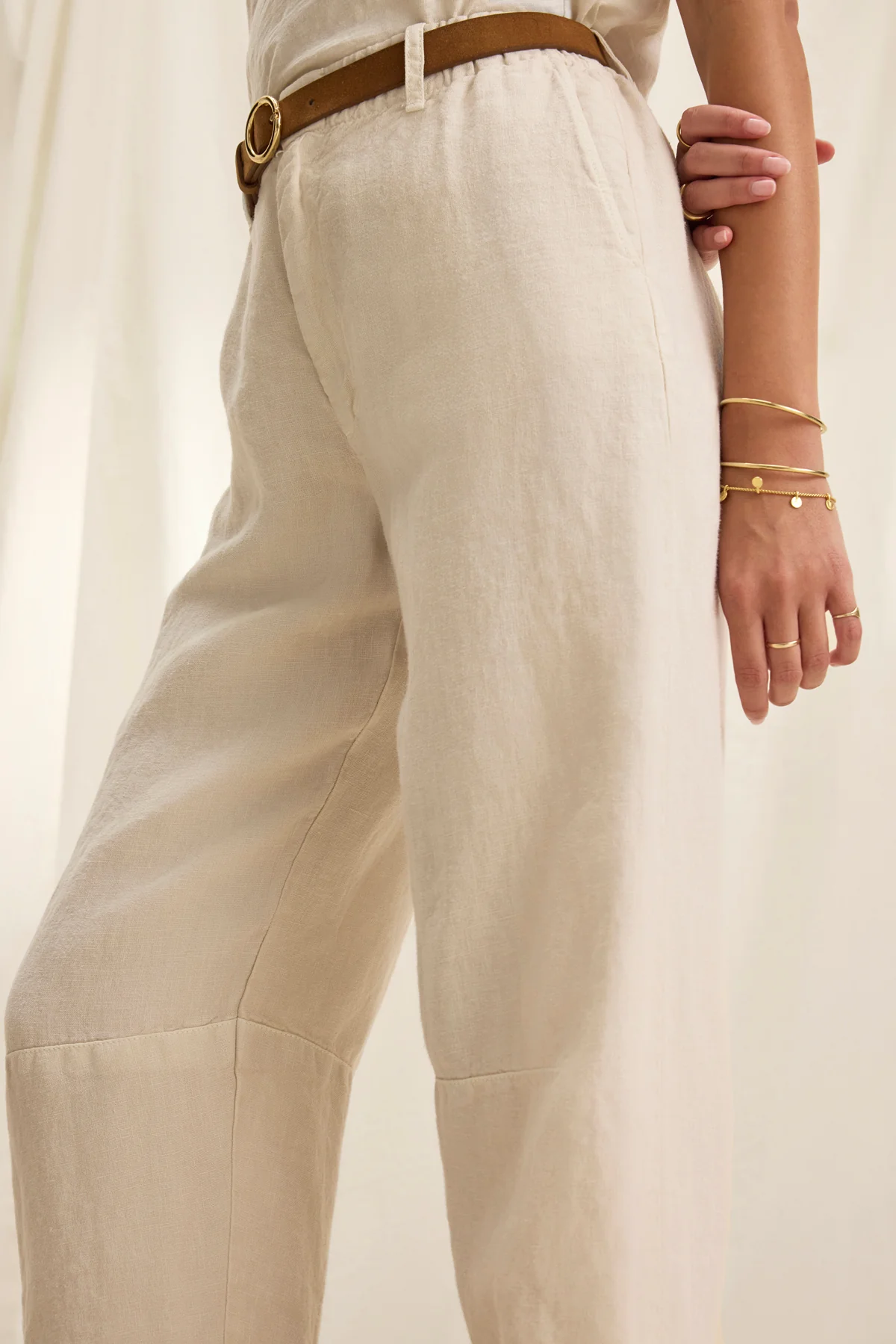 TAYLOR HEAVY LINEN PANT - Image 2