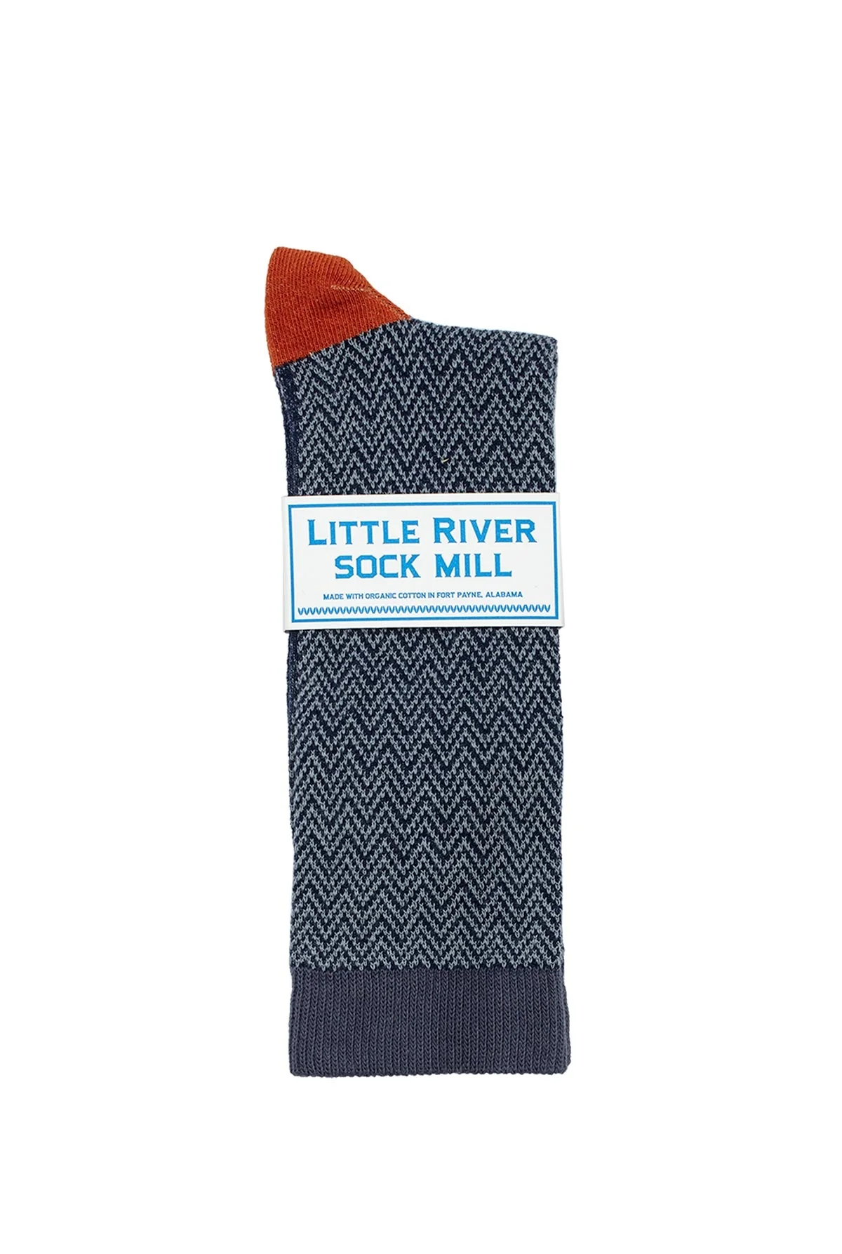TEXTURED HERRINGBONE CREW SOCK BY LITTLE RIVER SOCK MILL - Image 13