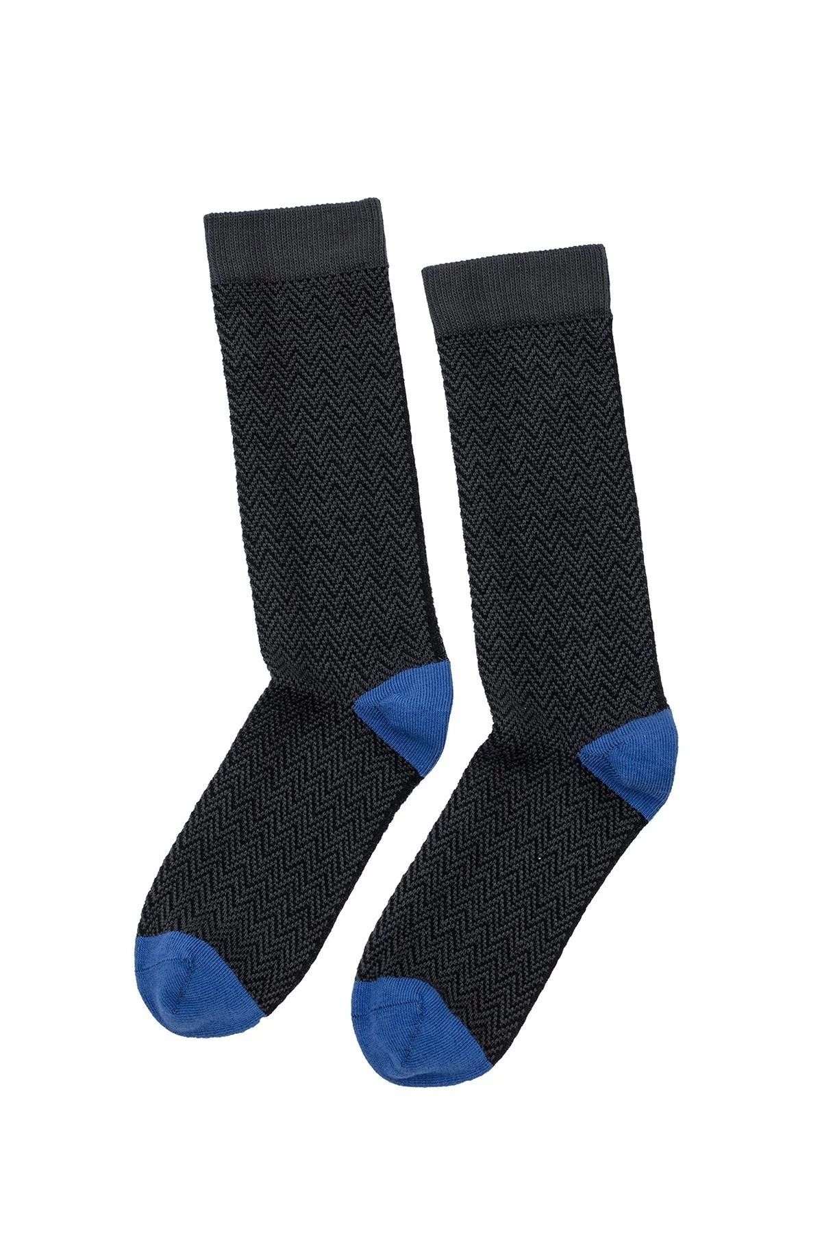TEXTURED HERRINGBONE CREW SOCK BY LITTLE RIVER SOCK MILL - Image 16