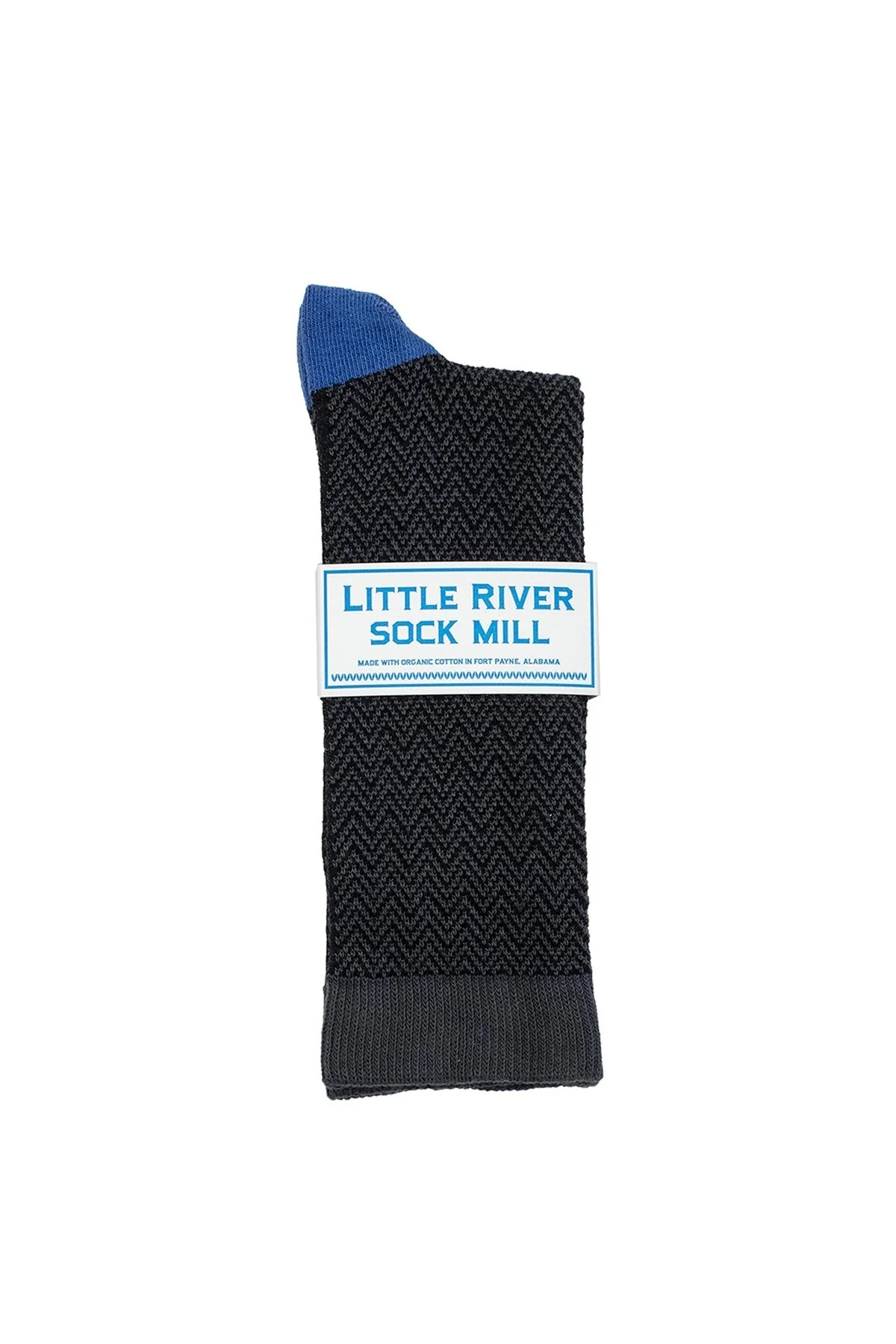 TEXTURED HERRINGBONE CREW SOCK BY LITTLE RIVER SOCK MILL - Image 17