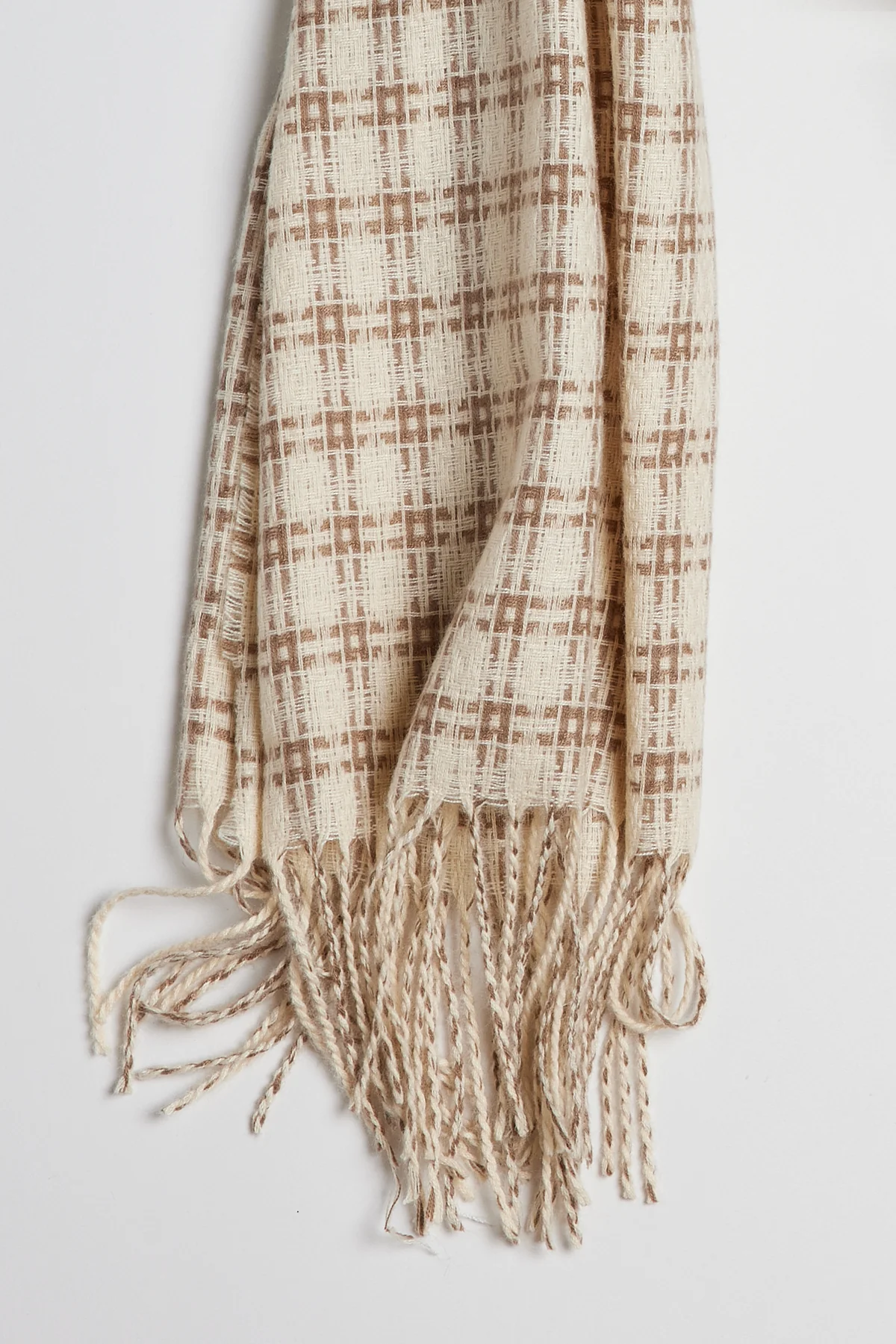 TWIN CHECK SCARF - Image 2