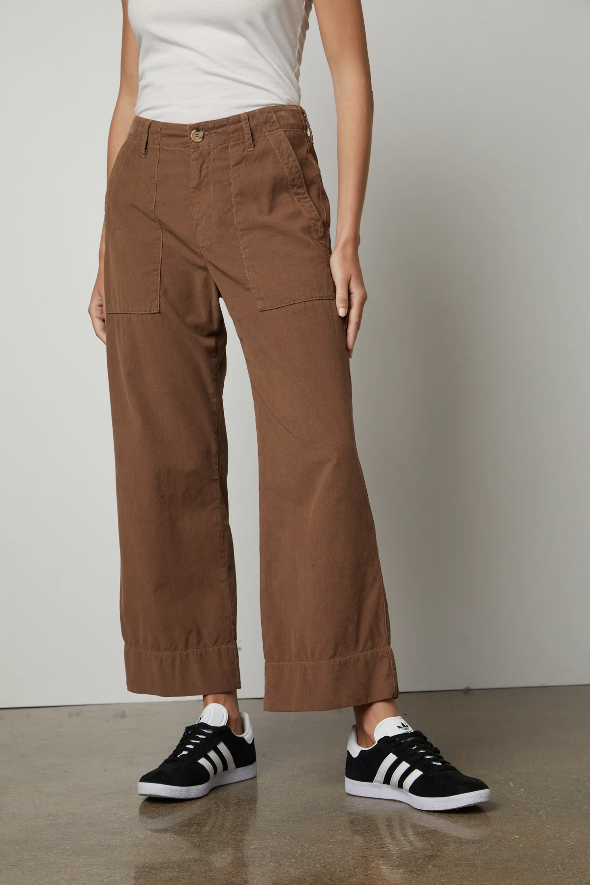 VERA CORDUROY WIDE LEG PANT - Image 7