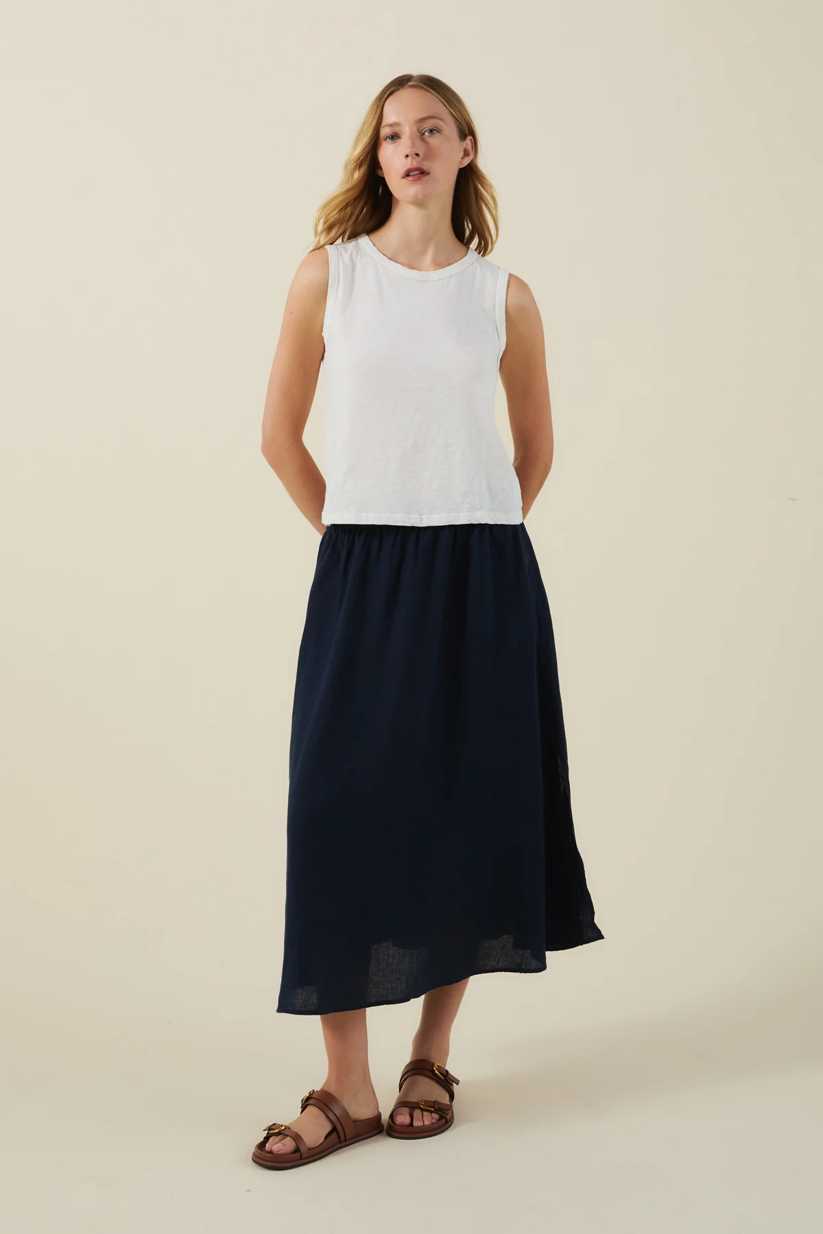 VIRGINIA LINEN SKIRT - Image 5