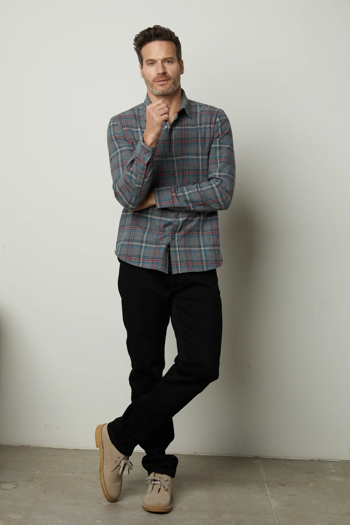 WILDER PLAID BUTTON-UP SHIRT - Image 6