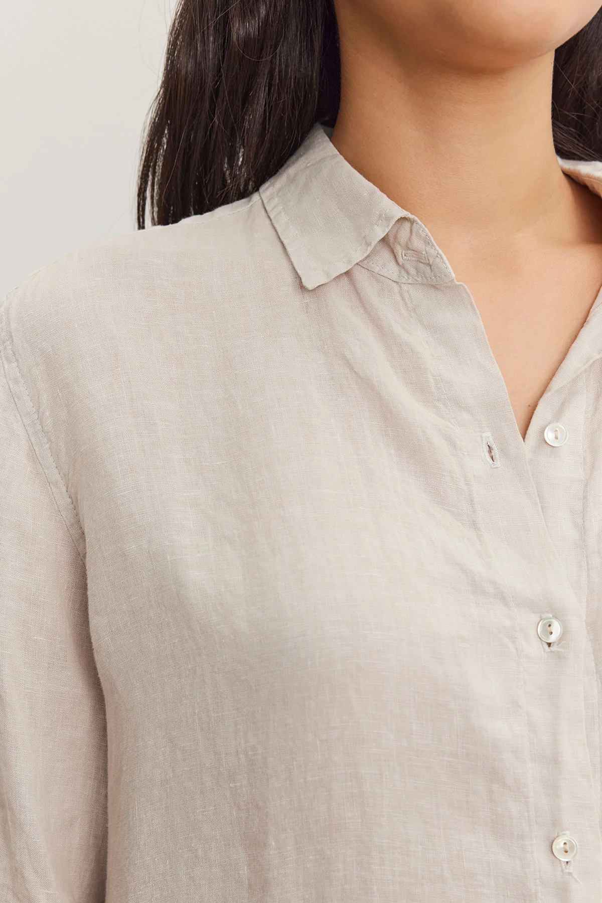 WILLOW LINEN BUTTON-UP SHIRT - Image 5