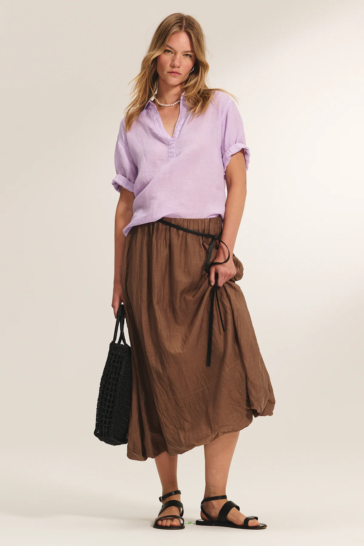 WOVEN SHOPPER TOTE - Image 8